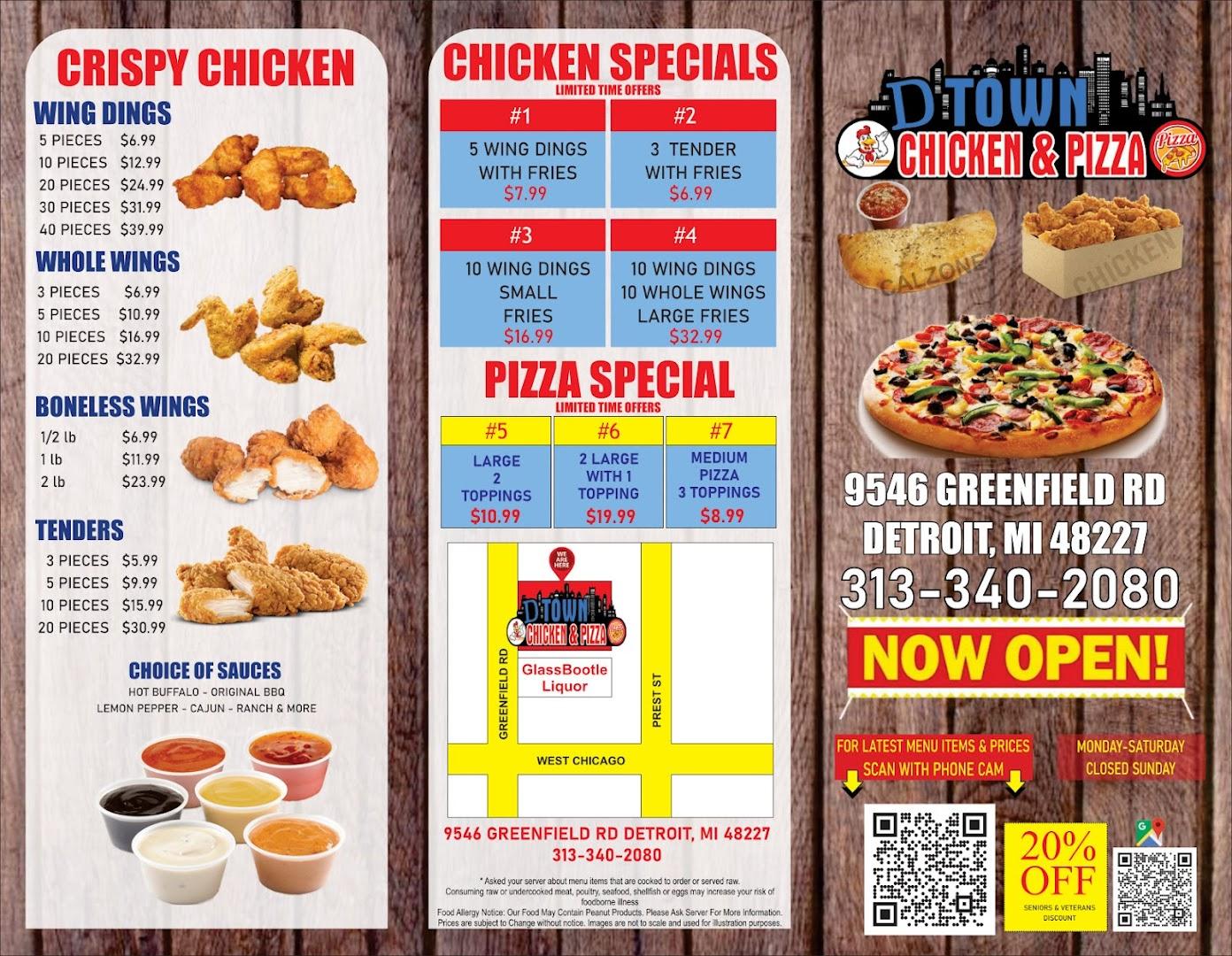 D TOWN Chicken and Pizza